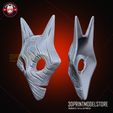 Kindred-Wolf-Mask_League_of_Legends_Cosplay_3D_Print_Model_STL_File_04.jpg Kindred Wolf Mask - Cosplay Halloween Decol