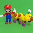 4efdd2f969559e8b1c92e99f32ded48e_preview_featured.jpg Free STL file Wiggler from Mario games - multi-color・3D printable model to download, bpitanga