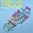 e4.jpg TWIN V8 TRUCK FULL MODELKIT 1-24th