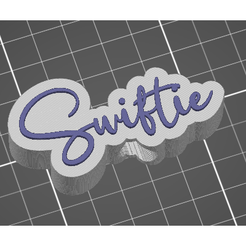 sw1.png Swiftie Fan Handwriting STL 3D Print File 11.5 mm Straw Width / Fits Popular 40 oz Tumblers