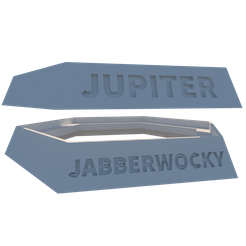 jj.png STL-Datei BENANNTE BASEN FÜR MODULARE HEXBASES J kostenlos・Design für 3D-Drucker zum herunterladen