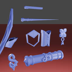 render-1.png STL file Baizhu Genshin Impact acessories・3D print design to download