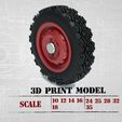 0.jpg STL printable Tire and Rims for Lada Niva  3D print