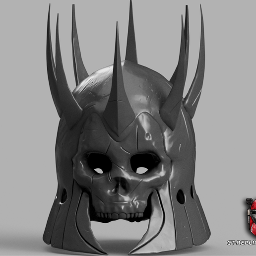 Eredin Bréacc Glas Helmet - Witcher 3 - Cosplay 1:1 Replica