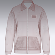 Men-Zip-Up-Collared-Jacket_.png Men Zip-Up Collared Jacket | Marvelous / Clo3d / obj / fbx