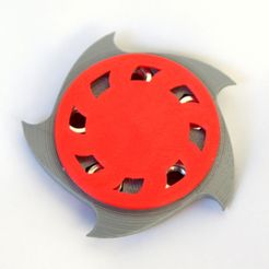 DSC07021.JPG STL file Circular Saw Blade Style Spinner With M8 Nuts・3D printer model to download, MixedGears