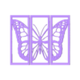 3-1.stl Butterfly wall art