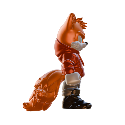 05.png 🦊🔥 EXCLUSIVE 3D PROJECT: Tails Prower "Urban Vibes" Style | STL to FDM and RESIN | Parts Separated by COLOR!