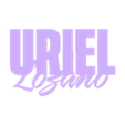 Uriel lozano logo.stl Logo Uriel Lozano PARA CHOP