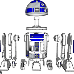 exploded_front.png 3D file R2D2・3D printable model to download