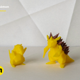 pokemon-low-poly061.png Archivo 3D Colección Pokemon Low Poly 151・Design para impresora 3D para descargar