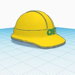 CASCO-1.jpg Download STL file CFE HELMET KEYCHAIN • 3D printable template, AriasCreative