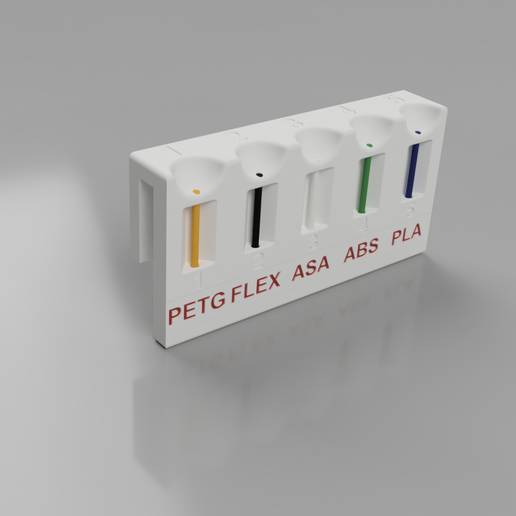Prusa MMU2S - Color filament setup 3D model