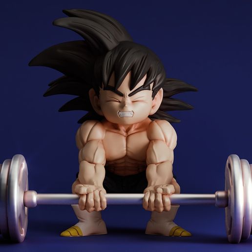 🎨 VEGETA AND GOKU GYM・ 3D File for 3D printing・Cults
