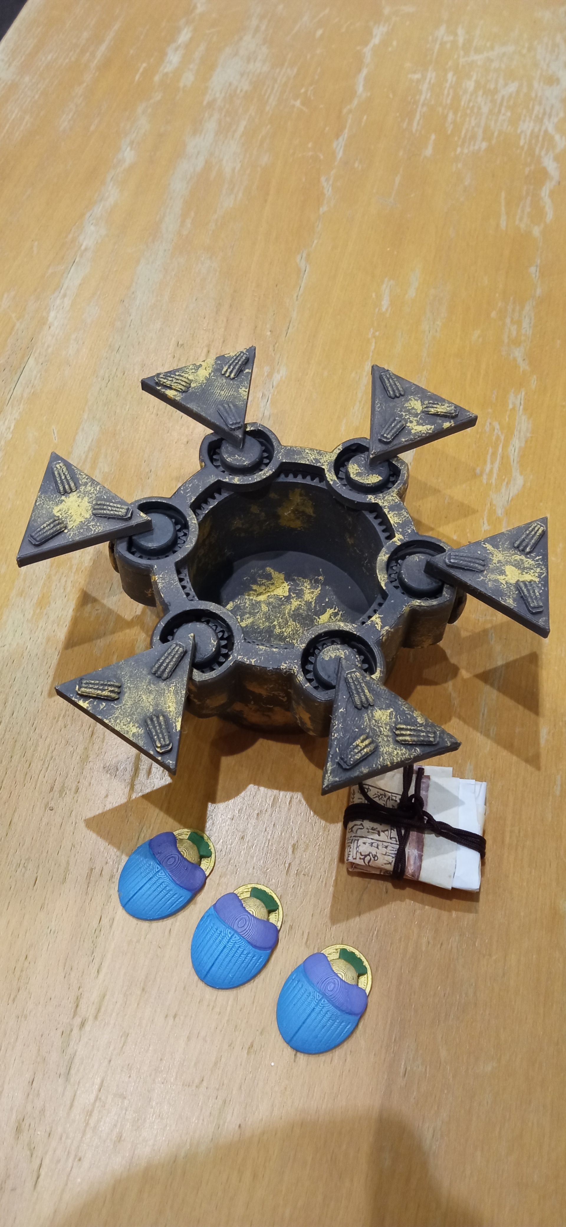 3D printing Mechanical Spinning Top Dice Box • made with Ender・Cults