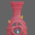 FLOWER-VASE-H-and-F.jpg THE HEARTS AND FLOWERS VASE AND A CUTE SNAIL, printed in place without supports