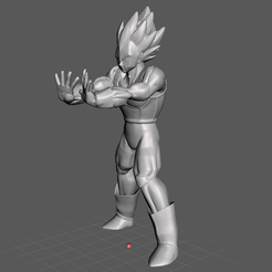 STL file super vegeta ssj2 📱・3D printable model to download・Cults