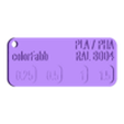 configurable_filament_swatch_vw_20191112-69-h53xlq.stl colorFabb - RAL 8004 (brown)