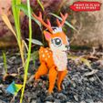 1.jpg 🦌 Cute Articulated Deer 3D Model !