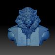 Shop2.jpg Three Gods II Mahes-Herischef + Wolf-Hound-Bust -STL 3D print file