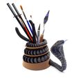 DSC01984.jpg Free 3D file Articulated Cobra + Pencil Holder・3D printable model to download