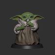 97.jpg Baby Yoda - Holding Chewing and  Reaching for the Ball - Fan Art
