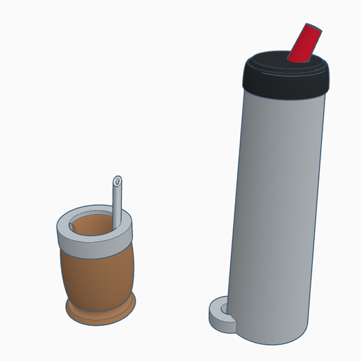 Mate Keychain and Thermos