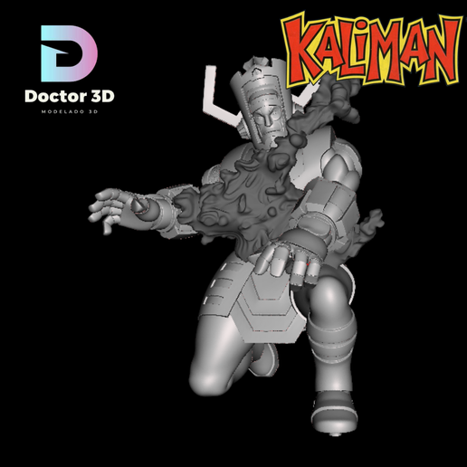 3.png Kaliman contra o louco vermelho - diorama