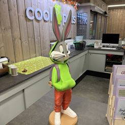 Bugs bunny urban vibes Fan art (multiparts/3mf)
