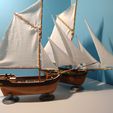 Ship10.jpg 3D file Wooden Sailing Ship (Alabaster) 28mm Tabletop Gaming Terrain・3D print design to download