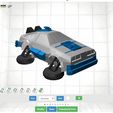 delorean.JPG Toy car - DeLorean 3DRacers - Back To The Future