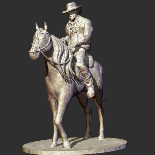 cow2.jpg Cowboy with horse