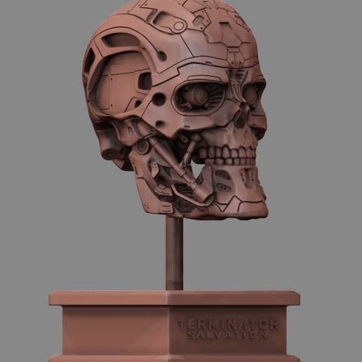 Buste T-600 Terminator Salvation Burn Version 15cm - Furyu - Neuf