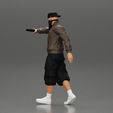 3DG-0006.jpg gangster homie in mask walking and holding gun sideways