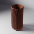 vase_03.jpg STL file Vase 0103 C - Twisted gear Vase・3D printing model to download