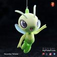 celebi-pose-2-colo1-copy.jpg Archivo 3D Celebi 3 poses - presupported・Plan para descargar y imprimir en 3D
