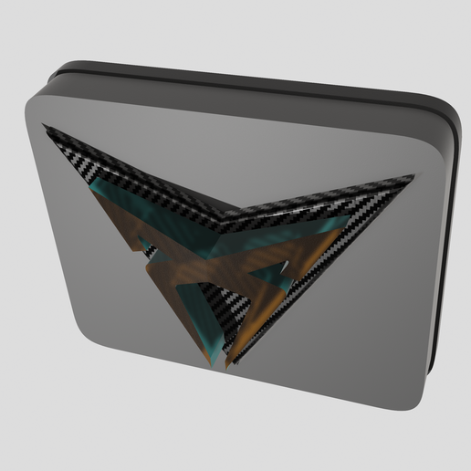 Cupra illuminated sign 3D model