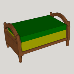 Capture d’écran (98).png STL file single bed to store soap or sponge・3D printing idea to download, YOHAN_3D