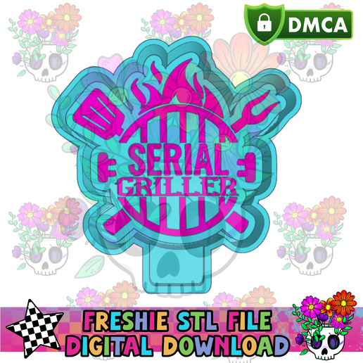 Serial Griller STL Freshie Housing