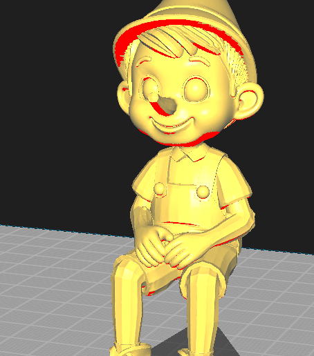 Pinocchio - 3D Decorative Figure