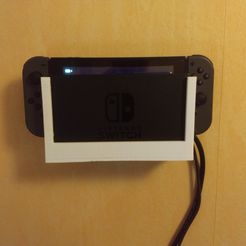 IMG_20180121_143437724[1].jpg Free STL file Wall Mount Dock Nintendo Switch・Design to download and 3D print