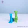 草泥马1-1.jpg STL file Stretchable Alpaca・3D print object to download, Aladdinmagicstudio