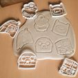 H-Avent1.jpg x5 Adventure Time characters - Dough, Cookie cutter mold