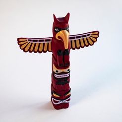 c9b8489a7c36fd6344f97a67380dd78e_display_large.jpg Free STL file Multi-Color Totem Pole・3D printing template to download