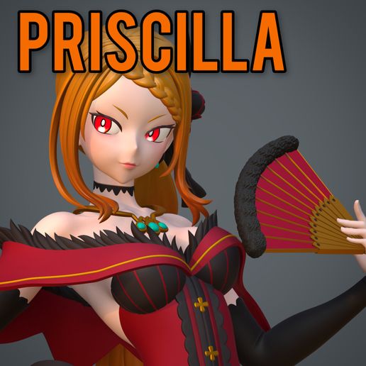 👾 PRISCILLA Re: ZERO・ 3D File for 3D printing・Cults