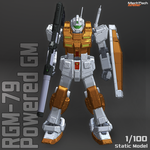 🤖 RGM-79 Powered GM・ 3D File for 3D printing・Cults