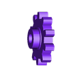 servo_gear.stl Automated rubber gun with 32 rounds (Gatling gun)