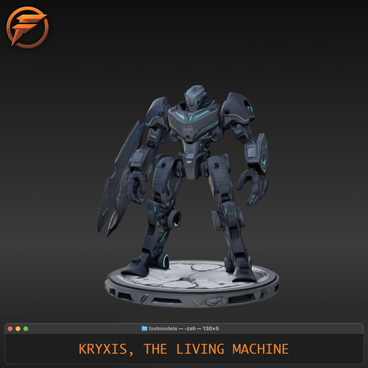 KRYXIS, THE LIVING MACHINE 3D model