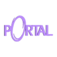 PORTAL LOGO BASE.stl PORTAL LOGO