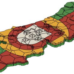 PORTUGAL.jpg 3D file PORTUGAL MAP・3D print design to download